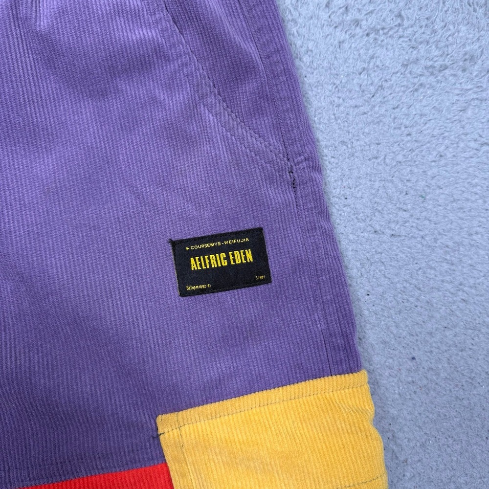 Aelfric Eden Corduroy Patchwork Cargo Pants - Picture 4 of 7